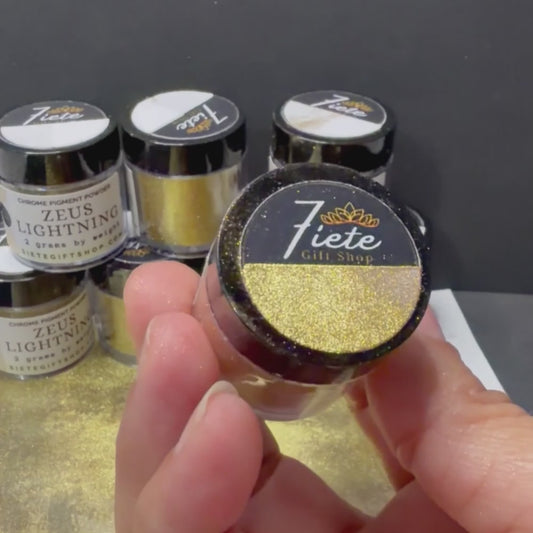 Zeus Lightning - Chrome Pigment Powder (2g Jar)